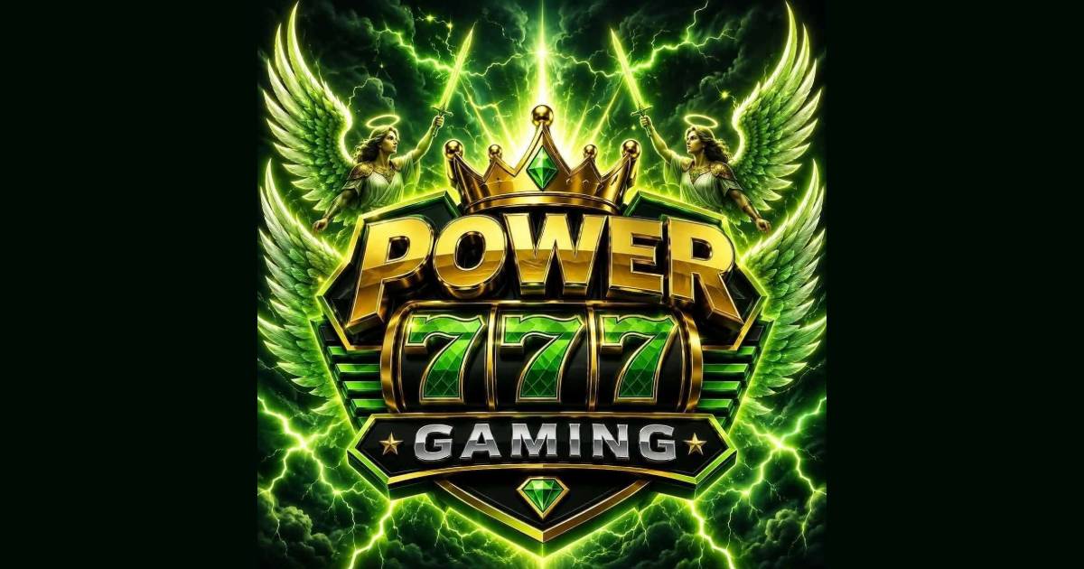 Power777 Gaming mobile game lobby with slots, jackpots, live games, and rewards